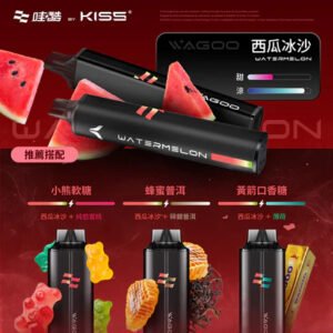 KIS5 WAGOO 哇酷 6500抽 全密封不漏油技術 78轉迷幻燈效 高還原清亮果韻  3% 順滑擊喉感 台灣現貨秒發